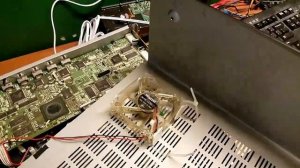 Repairing Onkyo TX-SR707 with No Audio  --  Add-on Fan modification