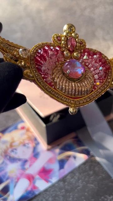 #sailormoon #сейлормун #handmade #usagitsukino #вышивка #beadedwork #jewelry #moon #amine