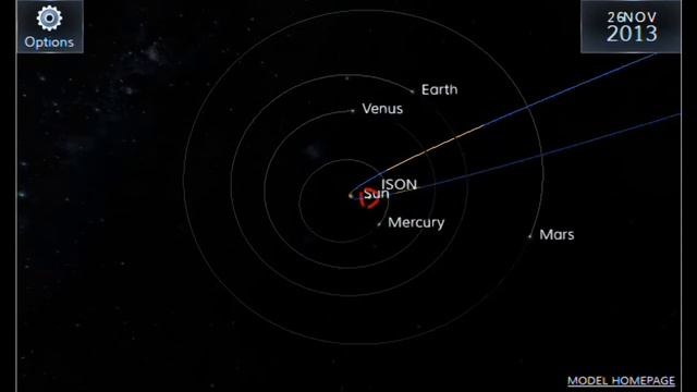 Comet ISON C/2012 S1 Dances Through the Stars смотреть онлайн