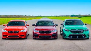 carwow: ДРЭГ-РЕЙСИНГ BMW M5 Нового Поколения