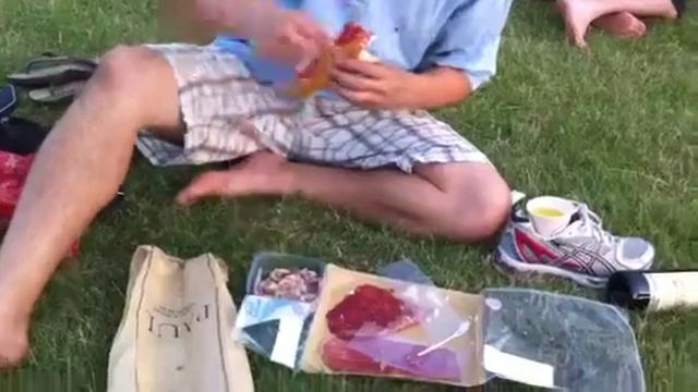 Richard picnic  Eiffel Tower