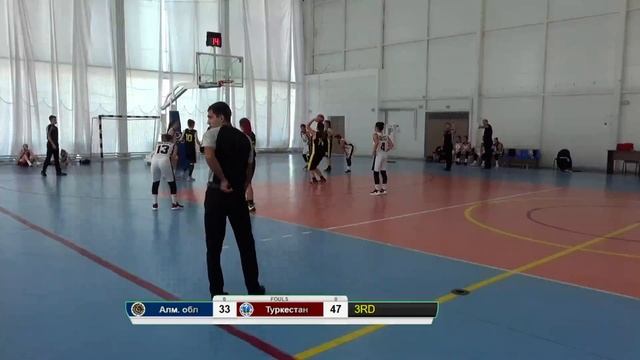 ЧРК среди Молодежных Сборных областей девушки : Туркестан - Алматинская область