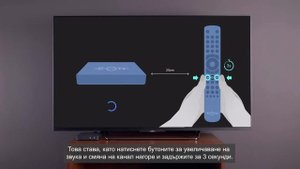 Сдвояване на EON дистанционното управление