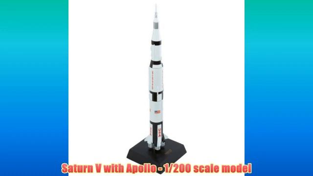 Saturn V with Apollo - 1/200 scale model смотреть онлайн