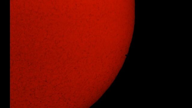 Transit of Mercury 2019 in H-alpha смотреть онлайн