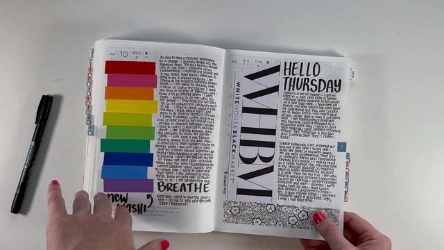 Hobonichi Cousin // July 2024 flip through смотреть онлайн