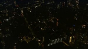 Сумерки Токио с высоты птичьего полёта