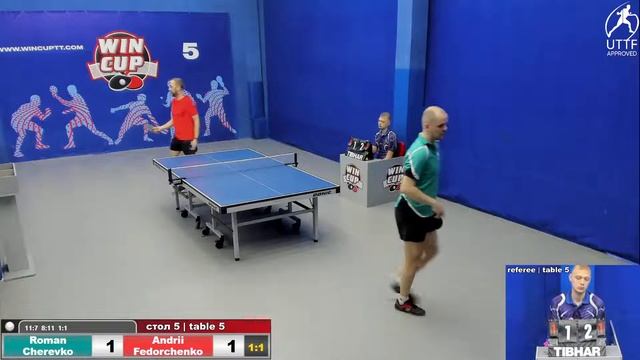 03:50 Черевко Роман 1-3 Федорченко Андрей cтол 5 ЮГ-6 08.04.22 смотреть онлайн