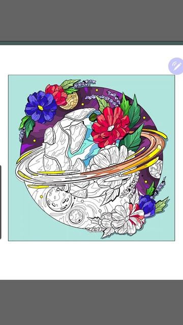 Мир🌍 Раскраска по номерам. #раскраска #рисунок #раскраскапономерам #мир #планета #земля