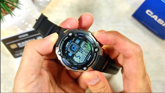 Casio AE2000W / Review Singkat Dan Cara Setting Jam Tangan Casio Sport AE-2000-W. смотреть онлайн