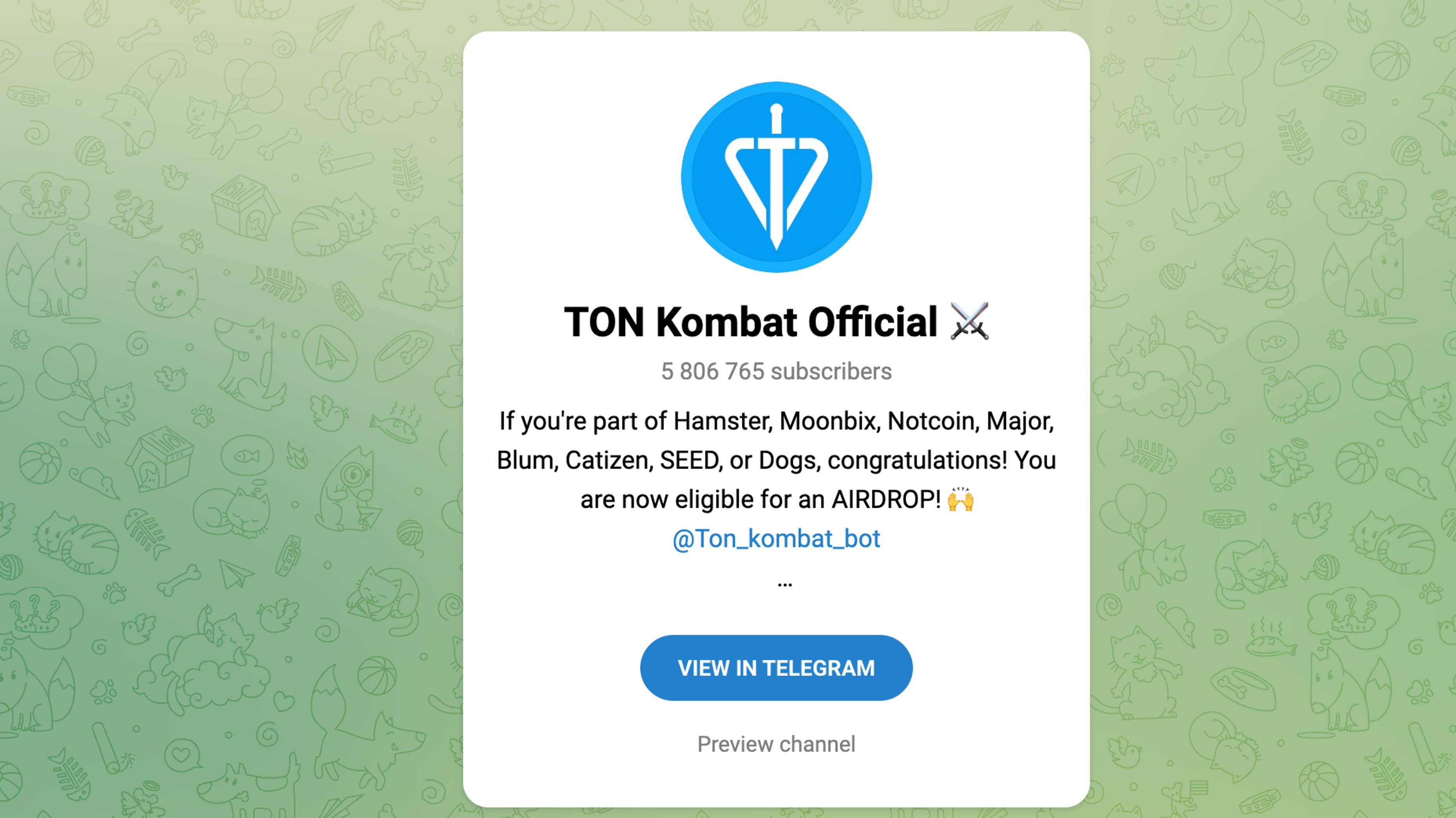 Когда листинг монеты TON Kombat Official, какая будет цена, отзывы о боте Тон Комбат!
