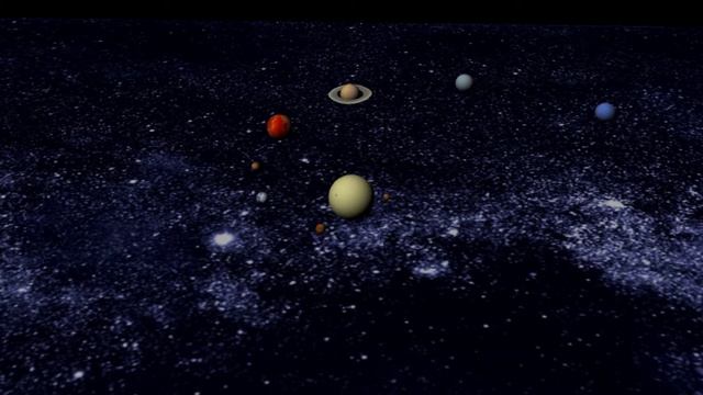 Solar System Project for Maya - GRA 3312