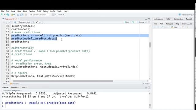 Linear Multiple Regression plotting in R ( Part B) смотреть онлайн