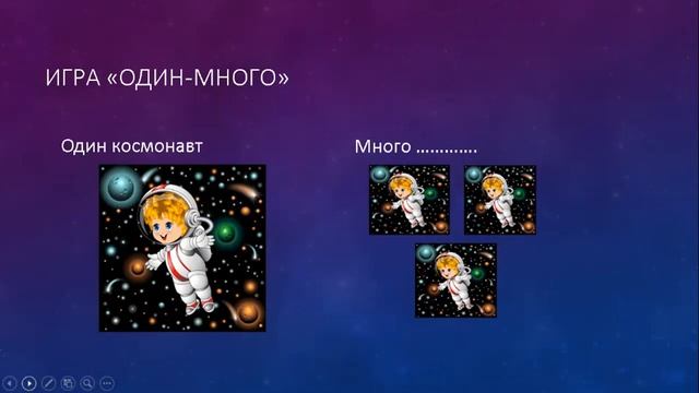 Развитие речи "Космическое приключение", воспитатель Ланецкая М.А. смотреть онлайн