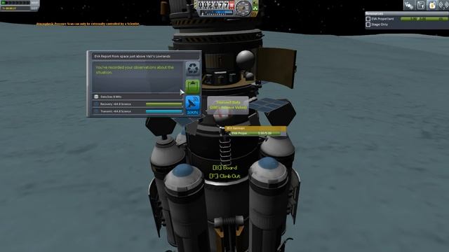 KSP 1.0.4 Карьера Серия - 43 (Посадка на Vall)