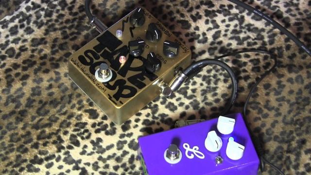Holowon Industries TAPE SOUP pitch shifting vibe guitar pedal demo with RS guitars Tele смотреть онлайн