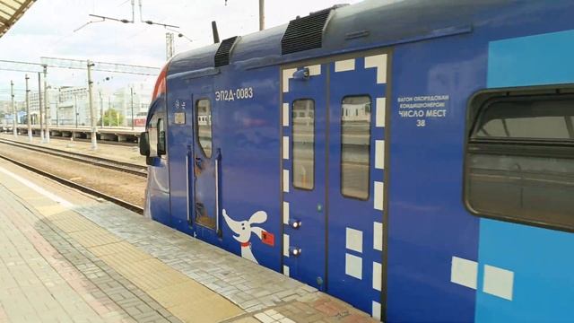 Калуга - Москва(Киевская) "Экспресс" "Эп2д - 0083" смотреть онлайн