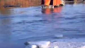 КОМБАЙН на зимнике такого еще не видели