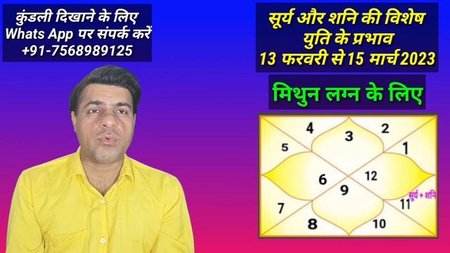 Sun and Saturn Conjunction in Transit मिथुन  लग्न के लिए ...सूर्य और शनि दिलायेंगे बड़ी सफलता смотреть онлайн