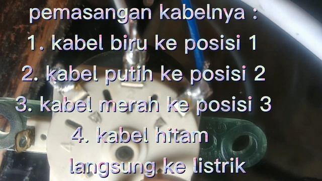 Ganti dinamo/motor kipas angin bediri 16 inc. merk #cosmos #miyako dan sejenisnya