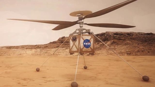 Марсианский вертолет готовится к первому полету смотреть онлайн