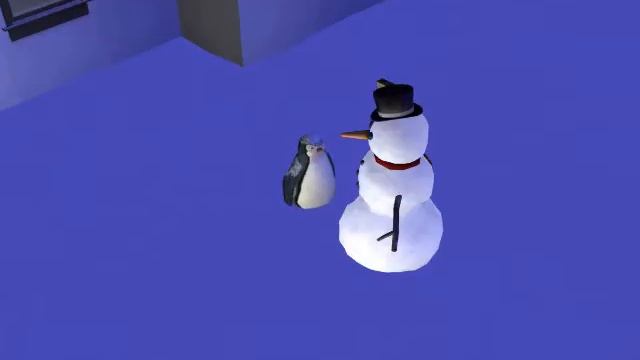 Penguin talks to snowman смотреть онлайн