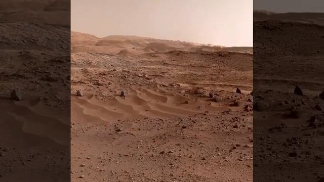 Поверхность Марса, записанная с марсохода Curiosity #марс