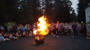 Мой предпоследний день в лагере🥲 Прощальный костёр в лагере Космос
