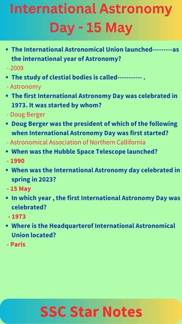International Astronomy Day ,15 May #currentaffairs #gk #ssc #shorts #shortvideo смотреть онлайн