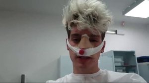 Лёша прошел операцию носа