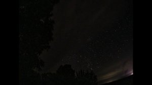 Таймлапс со звёздным небом