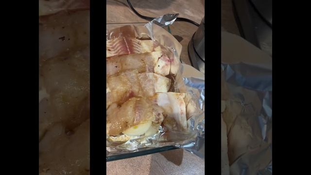 Быстрая и вкусная рыбка в духовке