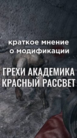 Краткое мнение о моде ГРЕХИ АКАДЕМИКА. КРАСНЫЙ РАССВЕТ • #shorts #stalker #мод