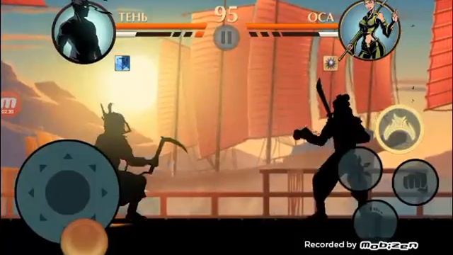 Победа над Осой в игре Shadow Fight 2! смотреть онлайн