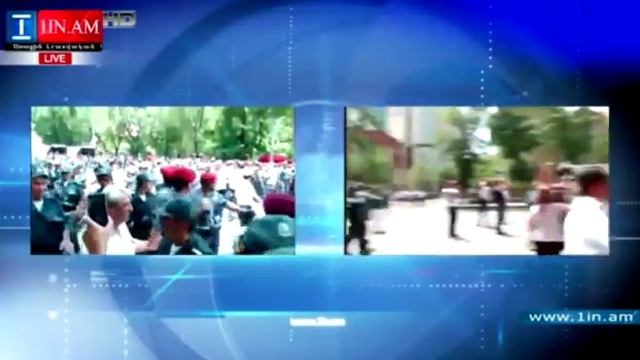 06.07.15 Очистка центра Еревана от митингующих смотреть онлайн