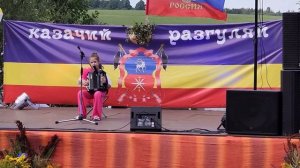 26 июля 2024 г. Яна Малахова. Игра на баяне. Казачий фестиваль.