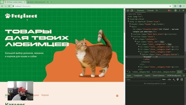 БЕСПЛАТНЫЙ ОНЛАЙН-ИНТЕНСИВ ДЛЯ ФРОНТЕДЕРОВ «ИНТЕРНЕТ-МАГАЗИН PETPLANET» |  День 2 смотреть онлайн