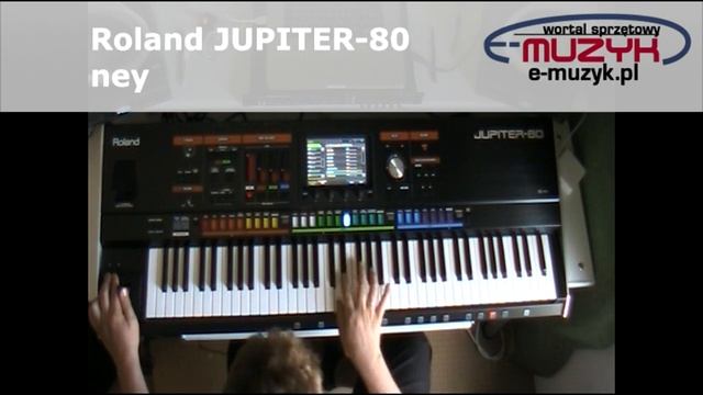 Roland JUPITER-80 demo 7 ney (arabski instrument dęty) смотреть онлайн