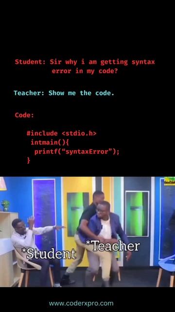 Funny Way to Deal With Syntax Error #html #css #javascript #programming #python #codingfun #funny