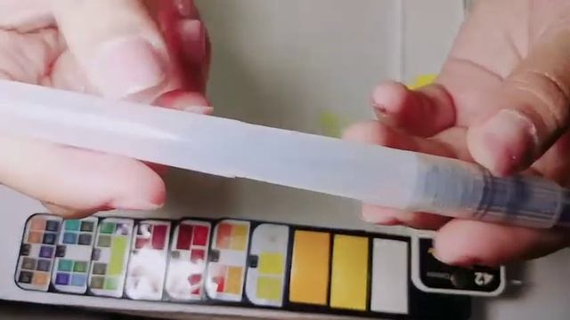 (REVIEW) Watercolor Pigment Paint set 42 color смотреть онлайн