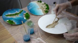 Инструкция. Набор для творчества из эпоксидной смолы: "Картина - силуэт", вариант - Кит.