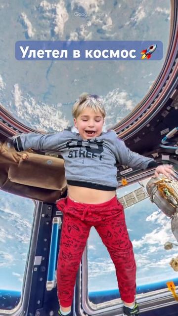 Улетел в космос и там нет гравитации. Вот это падение! смотреть онлайн