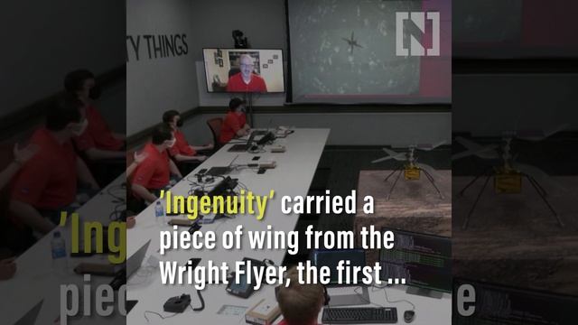 Nasa helicopter breaks records with flight on Mars смотреть онлайн