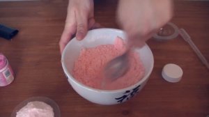 Бомба для ванны своими руками/Садовая клубника