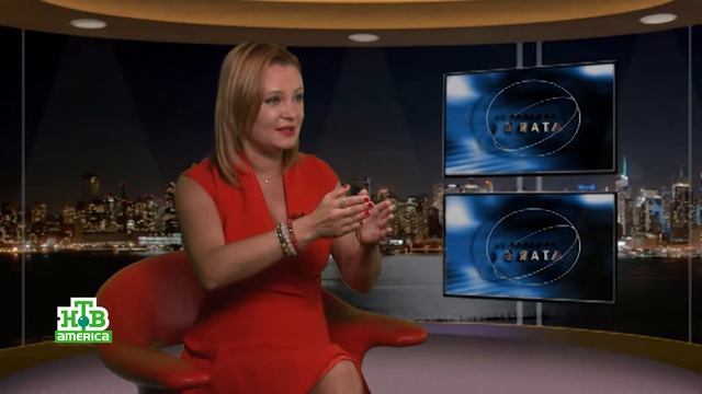 Persona Grata.Ellina Graypel.  NTV-America.Host Yulia Rydler.
