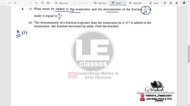 Linear equations and Inequations Ex-5b Part1 | Essential ICSE Mathematics for class 8 | A Das Gupta