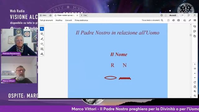 IL PADRE NOSTRO: PREGHIERA PER LA DIVINITA' O PER L'UOMO? con il DOTT. MARCO VITTORI