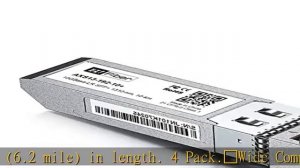 10G Single Mode SFP+ LC Module, 10GBase-LR Fiber Transceiver for Cisco SFP-10G-LR, Meraki MA-SFP-10