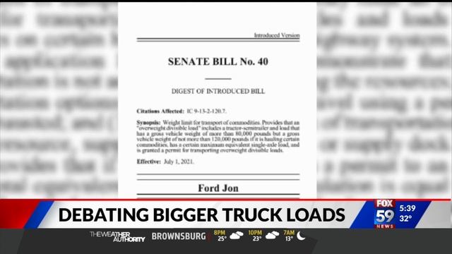 Should heavier trucks be allowed on Indiana roads? смотреть онлайн