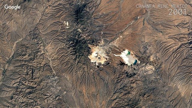 Google Timelapse: Cananea Mine, Mexico смотреть онлайн